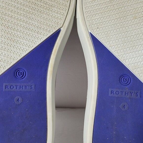 Rothy's Sneakers Youth Kids Size 4 Gray Camo Recycled Slip On Comfort Shoe EUC - Picture 13 of 14